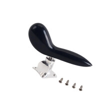 Bassoon Hand Rest Adjustable Support Base Set, SilverPlated Ergonomic Holder for Woodwind Players