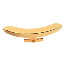 Banjo Armrest Cover Gold Zinc Alloy Replacement Accessory with Polished Finish and Comfort Support