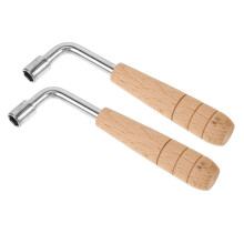 2pcs Harp Tuning Wrench Set for Lyre Harp, Ergonomic Shaped Handle, Precise Smooth Pin Adjustment