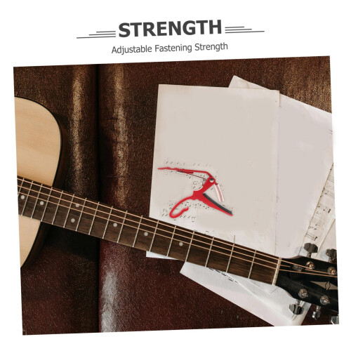 Acoustic Guitar Capo for Fast Key Changes with Strong Clamping Force and Padded Grip 2