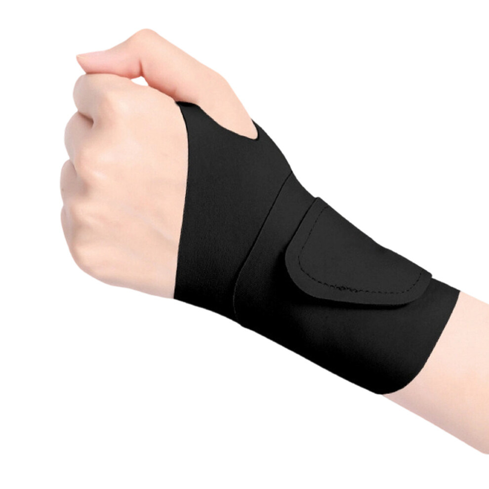 Light/Black Wrist Support Wrap With Adjustable Strap Weight