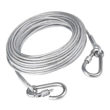 2mm Thick Plastic Coated Steel Wire Heavy Duty Cable Wire-15M