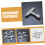 4 Piece Drum Tuning Key Set for Easy Drumhead Tuning and Consistent Tension Control 2