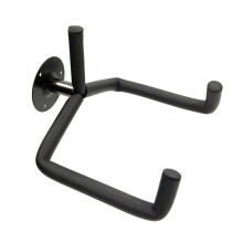 Guitar Wall Hanger Metal Mount Hook for Acoustic Electric Bass Ukulele SpaceSaving Black Display