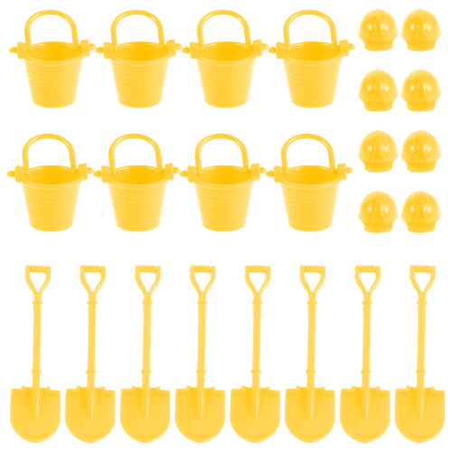 8Ensembles Kit Mini Casque Pompier Plastique Pour Modèles