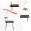Folding Camping Table with Light Holder, Heat Resistant Surface, Steel Frame, Carry Bag 3