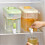 (Green) Iced Fruit Juices Container Stackable No Leaking Water Pitchers for Kitchen 3
