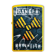 (4) Fallout Themed Lighter Windproof Butane Refillable Cool Retro Card Lighter for Men Fans Great Dad Present Idea