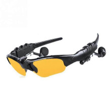 (Yellow) Bluetooth-compatible Sunglasses Sport Earphone Portable Noise Reduction Earphone For Fitness Jogging