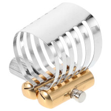 Alto Saxophone Ligature with Stainless Steel Screws for Secure Reed Clamping and Enhanced Tone Control