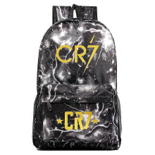 (4) Cr7 Backpack 18" Laptop Usb Charge Waterproof Business Rucksack Schoolbag Travel Teens Mochila