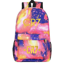(8) Cr7 Backpack 18" Laptop Usb Charge Waterproof Business Rucksack Schoolbag Travel Teens Mochila