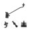Cymbal Arm Holder Wall Mount Bracket, SpaceSaving Drum Cymbal Support with Easy Tool Installation 4