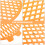 Maschera Cake Stencil ABS Arancione Riutilizzabile Per Torte 5