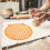 Maschera Cake Stencil ABS Arancione Riutilizzabile Per Torte 7
