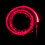 (Red) Hand Throwing Glowing Fiber Whip Ambient Light Props 2