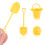 8Ensembles Kit Mini Casque Pompier Plastique Pour Modèles 4