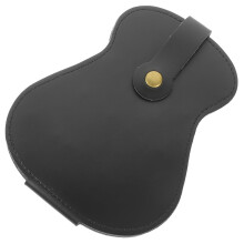 Guitar Pick Holder Durable PU Case with MultiAccessory Storage Compact Organizer for Musicians