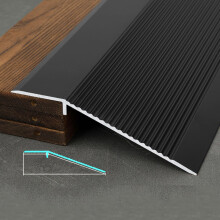 Aluminum Door Threshold Ramp 36in for Wheelchairs, Heavy Duty Floor Transition Strip for Doorways