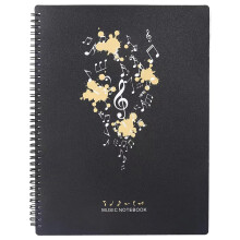 Spiral Sheet Music Folder Binder Organizer for Piano, ColorCoded Music Sheet File Holder