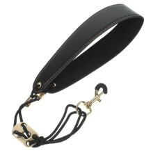 Adjustable Padded Saxophone Neck Strap for Alto Tenor Soprano with Flexible Comfort Support Black