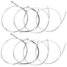 8pcs Full Set Violin Strings and Fine Tuners Kit for Precise Tuning and Stable Sound Performance