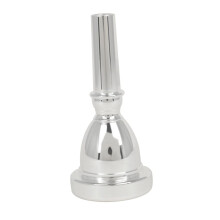 CNC Plated Tuba Mouthpiece with Smooth Surface for Rich Tone and Comfortable Rim Design for Marching Band