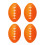 Colorful PU Materials Hand Training Ball For Development-Orange 1