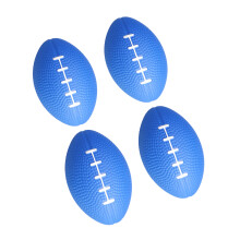 Football Shape PU Grip Ball For Hand Development Exercise-Blue