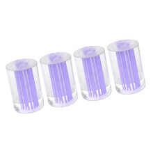 4 Stücke Billard Queue Stick Ferrule Unvollendete Acryl-Lila