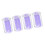 4 Stücke Billard Queue Stick Ferrule Unvollendete Acryl-Lila 1