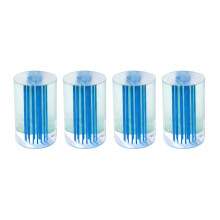 4 Stück Acryl-Pool-Queue-Zwinge, unlackierte-Blau
