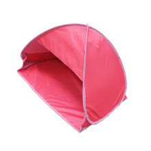 Abri de tête pliant peu encombrant avec poche de-Rouge