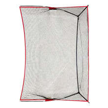 Strong Polyester Golf Hitting Net highlighting Reinforced-Red