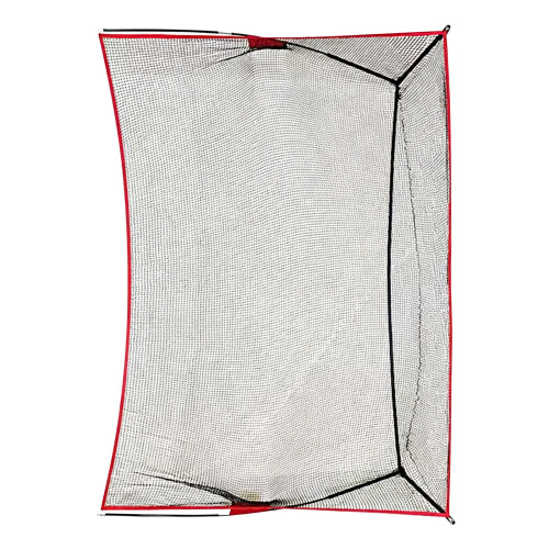 Strong Polyester Golf Hitting Net highlighting Reinforced-Red