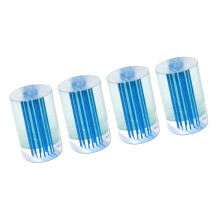 4 Stuks Acryl Pool Cue Beentje Onvoltooide Acryl Snooker-Blauw