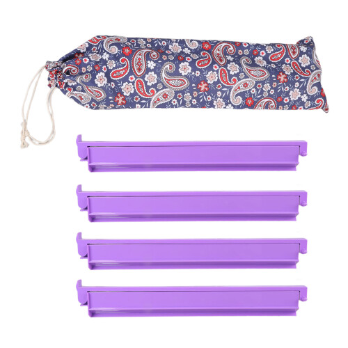 Mahjong Racks Modern Tile Rack with Push For Majiang-Purple