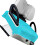 Premium Polyester Golf Cart Seat Protector Gentle Yet-Blue 1