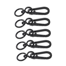 Metal Swivel Snap Hook 5pcs Heavy Duty Lobster Clasp with 360 Rotation Quick Lock for Bags Keys and Leashes