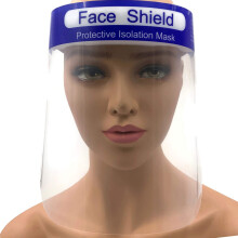 Clear Full Face Shield with Comfort Foam Padding for Dust Protection, Workshop and Painting Use