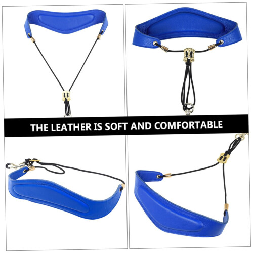 Breathable Padded Saxophone Neck Strap with Adjustable Shoulder Belt and Quick Release Hook 1