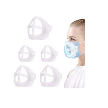 Silicone Mask Bracket 5 Pack Reusable Breathable Mask Inner Support Frame for Easy Breathing and Makeup Protection