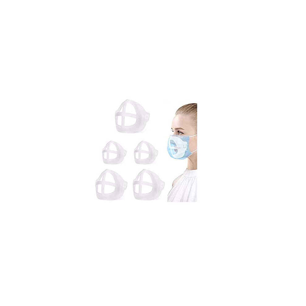 Silicone Mask Bracket 5 Pack Reusable Breathable Mask Inner Support Frame For Easy Breathing And Makeup Protection 9771547906209