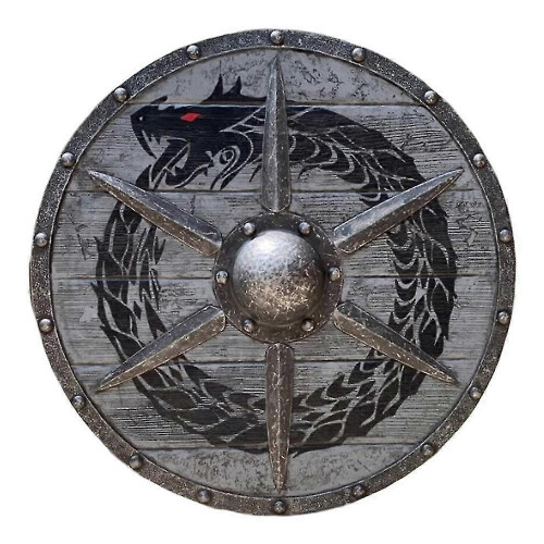 (B) Viking Shield Decorative Toy Medieval Eivor Valhalla Warweave For Decorating Home Office Ship Restaurant 1