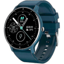 (Blue) Smart Watch For Android Ios Phone, Smartwatch Heart Rate Monitor Fitness Tracker With Blood Pressure Pedometer Calorie Counter