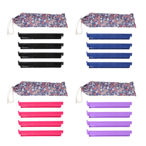 Mahjong Racks Modern Tile Rack with Convenient Pusher-Purple 1