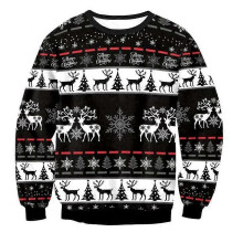 (XXL, 9) Ugly Christmas Sweaters Green Jumpers 3d Funny Printed Holiday Party Xmas Sweatshirt For Party Birthday Xmas Sweatshirt 2023