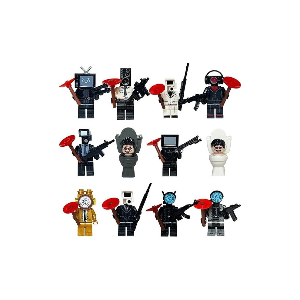 Lego Compatible Minifigures Skibidi Anime Cartoon Hero Lego Toy Minifigures Figures