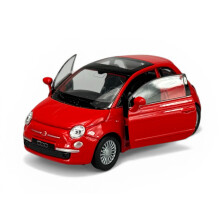 WELLY 2007 FIAT 500 RED 1:34 METAL MODEL NEW