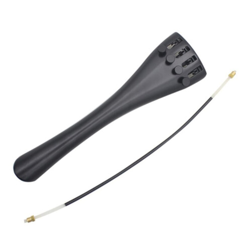 2 Sets Cello Tailpiece with Fine Tuners for Precision Tuning Control and Stable Sound Performance 2